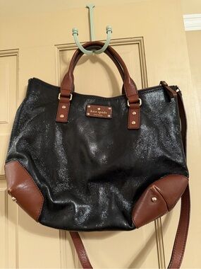 Kate Spade Black and Tan Tote Bag